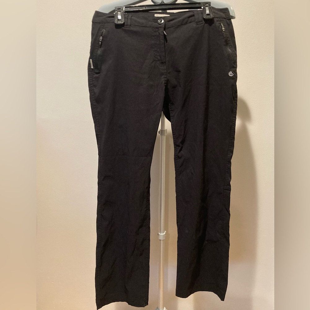 Craghoppers Black Hiking Outdoor Trousers Solarshield Prostretch Gorpcore Climb